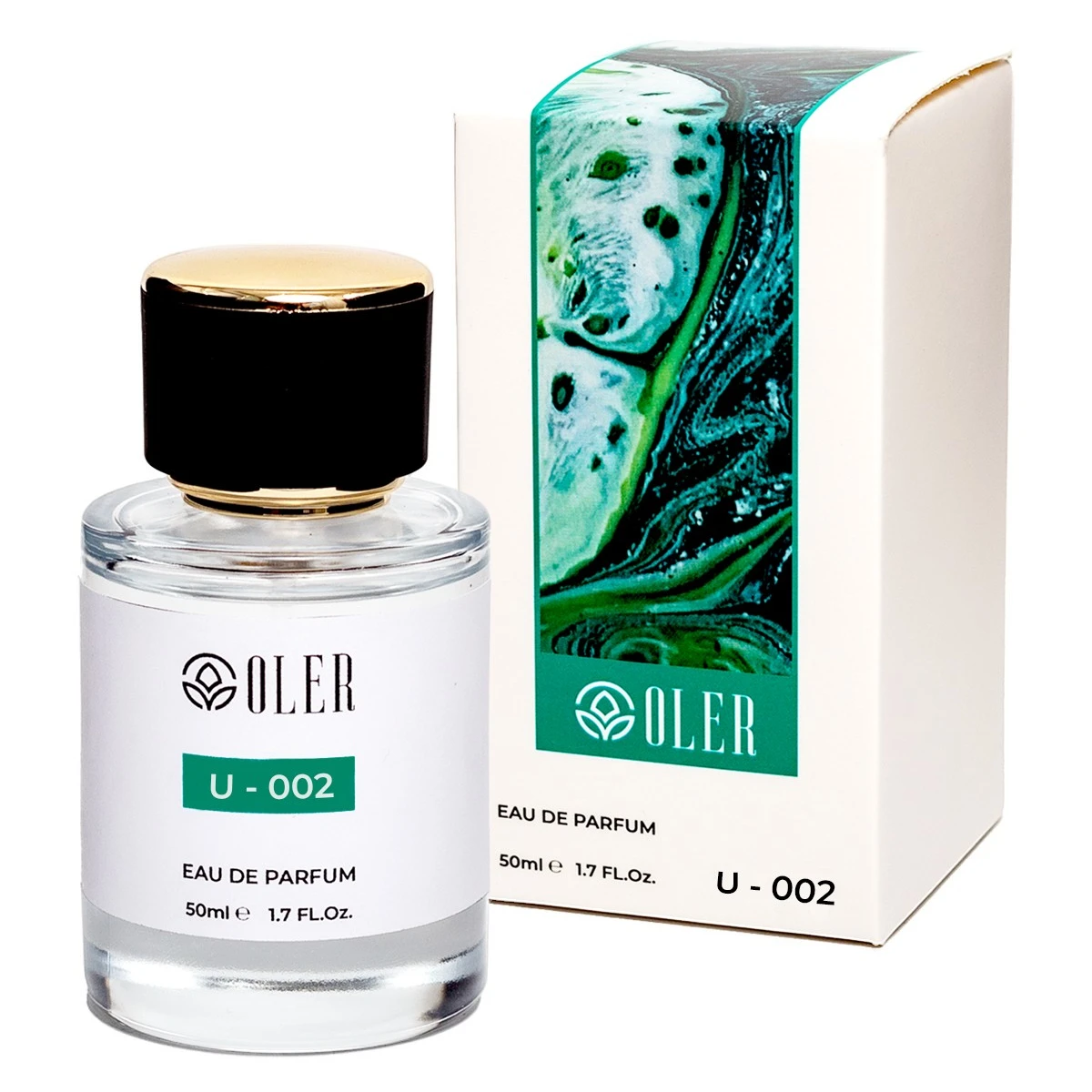 Agua de Perfume OLER U002 Unisex, 50 ml